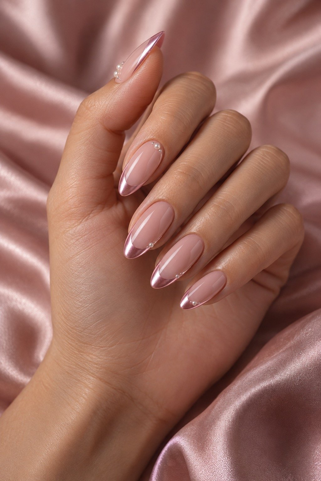 Pink pearl nail-art inspiration